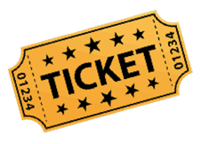 yellow conference ticket